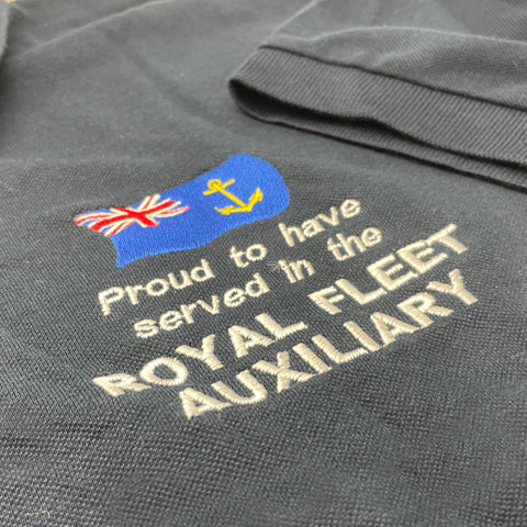 Proud to Have Served in The Royal Fleet Auxiliary Polo Shirt