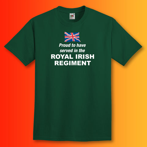 Proud to Have Served In The Royal Irish Regiment T-Shirt