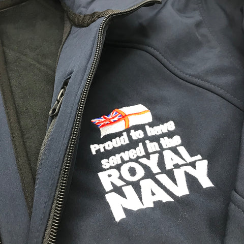 Proud to Have Served in The Royal Navy Softshell Jacket