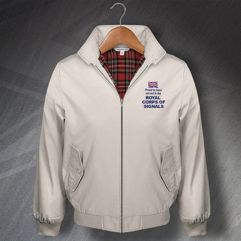 Personalised Military Harrington Jacket