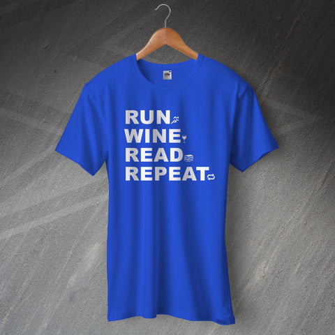 Run Wine Read Repeat T-Shirt
