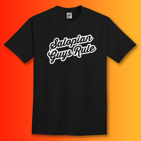 Salopian Guys Rule T-Shirt Black