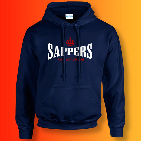 The Sappers Hoodie with It's a Way of Life Design