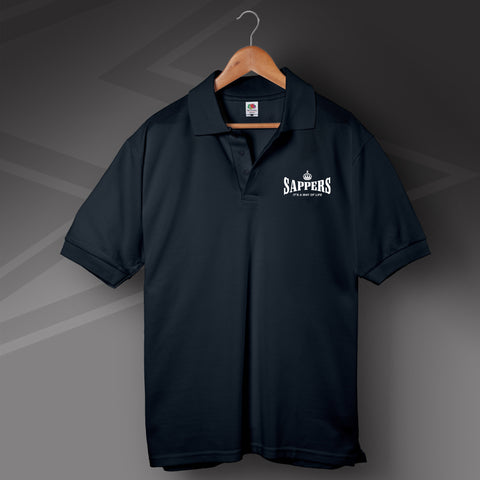 The Sappers Polo Shirt with It's a Way of Life Design
