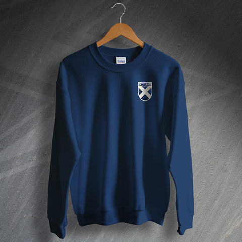 Scotland Sweatshirt Embroidered Shield