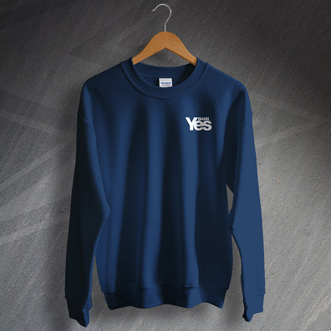Scotland Sweatshirt Embroidered Still Yes