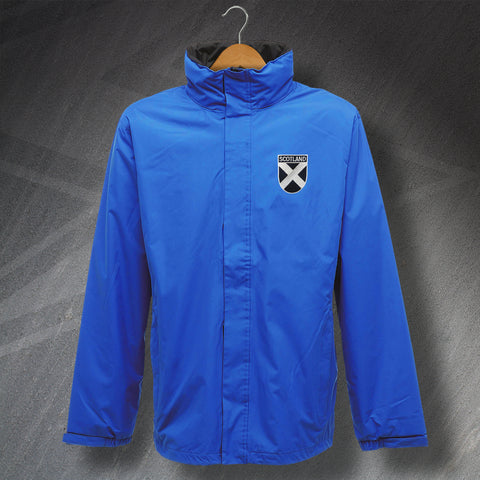 Scotland Waterproof Jacket with Embroidered Badge
