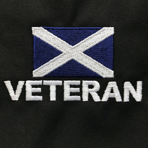 Scotland Veteran Embroidered Badge