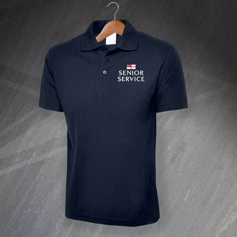 Senior Service Embroidered Polo Shirt