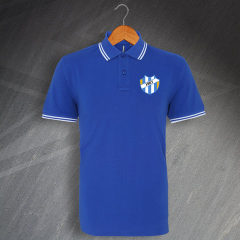 Sheffield Wednesday Football Polo Shirt Embroidered Tipped 1867