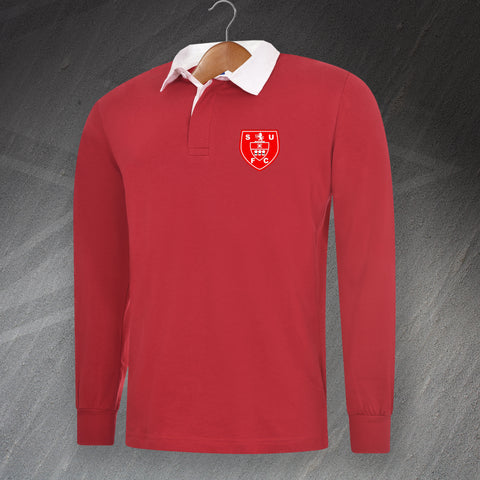 Retro Sheffield United 1891 Embroidered Long Sleeve Shirt