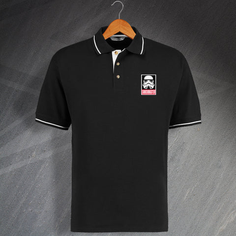 Shockmaster Embroidered Contrast Polo Shirt