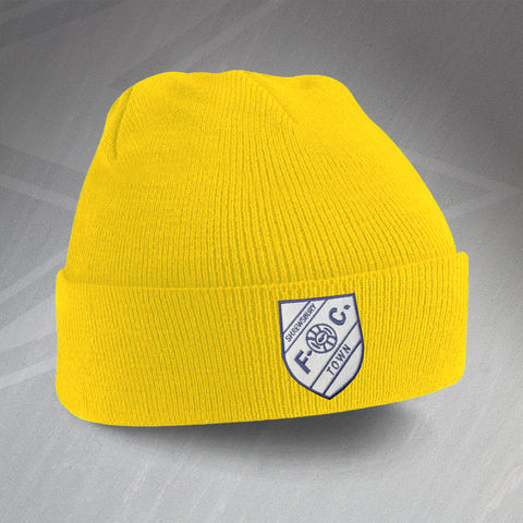 Shrewsbury Football Beanie Hat Embroidered 1960