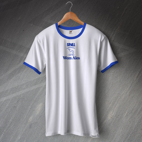 Shrewsbury Football Shirt Embroidered Ringer Wem Ales 1986-87
