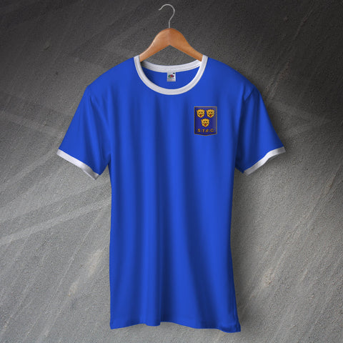 Shrewsbury Football Shirt Embroidered Ringer 1992