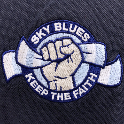 Sky Blues Keep The Faith Badge