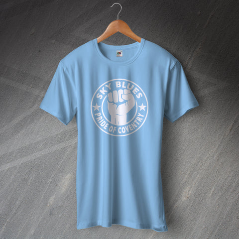 Coventry Football T-Shirt Sky Blues Pride of Coventry