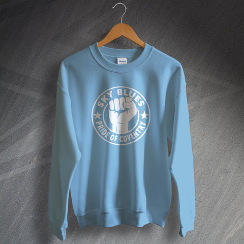 Coventry Football Sweatshirt Sky Blues Pride of Coventry