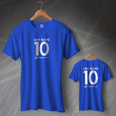 Sloganite Football T-Shirt Personalised Name & Number