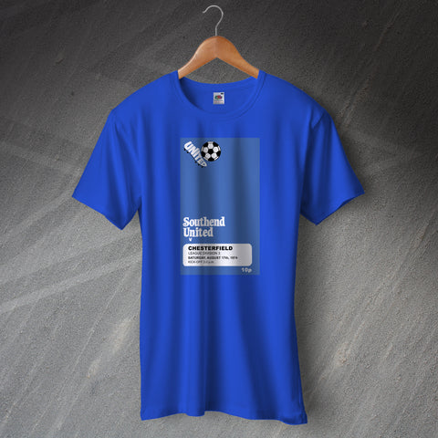 Southend Football Programme T-Shirt