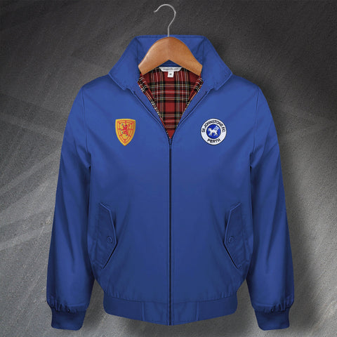 Retro St Johnstone 1980 & Scotland 1879 Embroidered Harrington Jacket