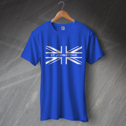 St Johnstone Football Flag T-Shirt