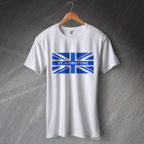 St Johnstone Football Flag T-Shirt