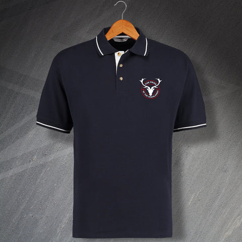 The Pride of The Highlands Embroidered Contrast Polo Shirt