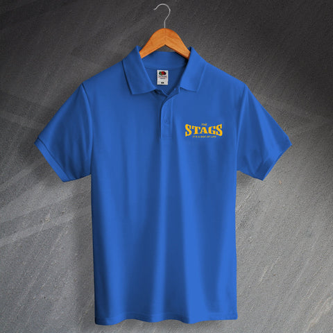 Stags Polo Shirt with It's a Way of Life Design