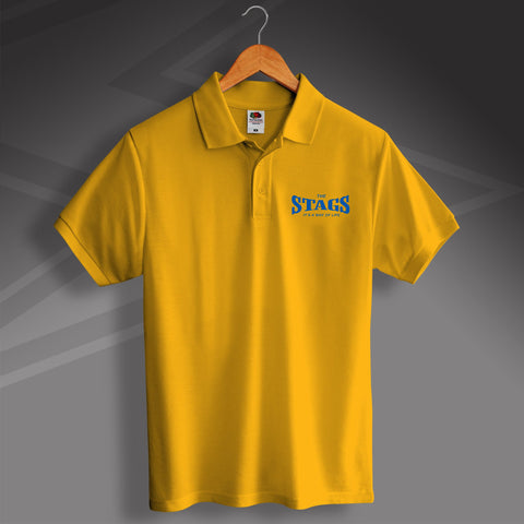 Stags Polo Shirt with It's a Way of Life Design
