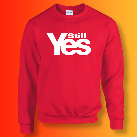 Scotland Still Yes Unisex Sweater Red