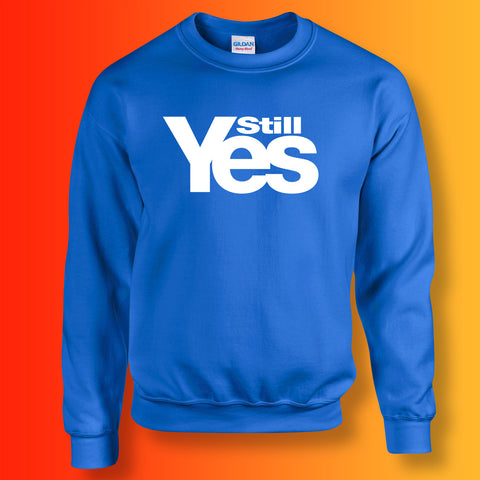 Scotland Still Yes Unisex Sweater Royal Blue