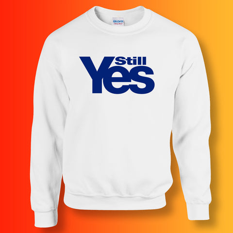 Scotland Still Yes Unisex Sweater White