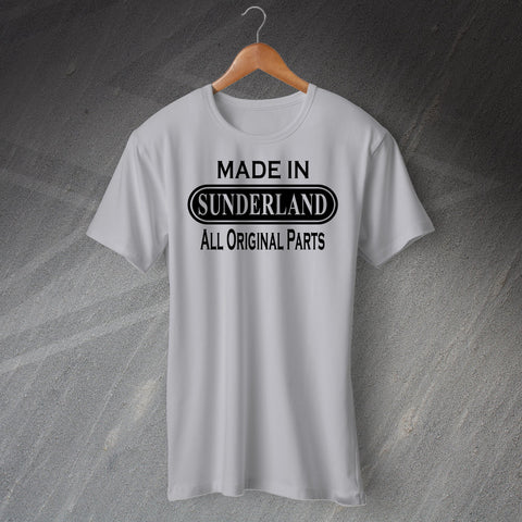 Sunderland T-Shirt Made in Sunderland All Original Parts
