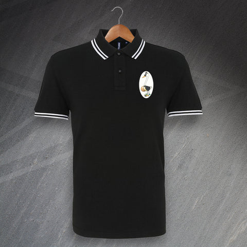 Swansea Football Polo Shirt Embroidered Tipped 1933