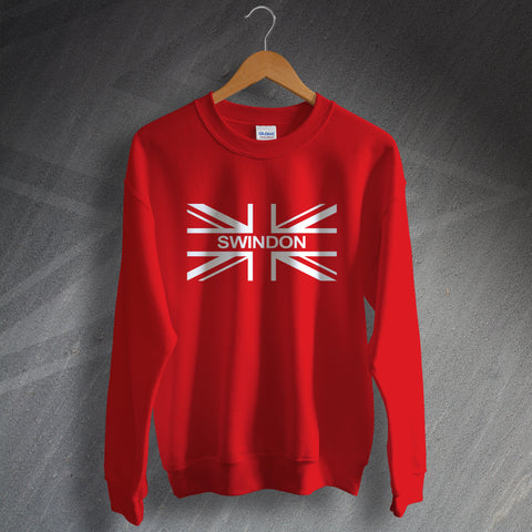 Swindon Football Sweatshirt Union Jack