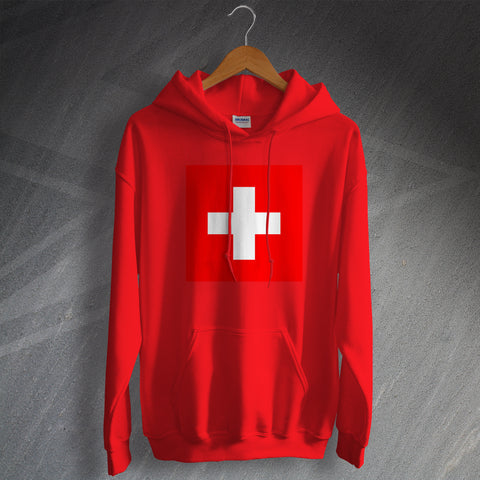 Switzerland Football Hoodie Flag of Switzerland