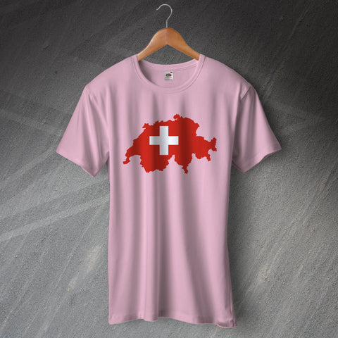 Switzerland Map T-Shirt