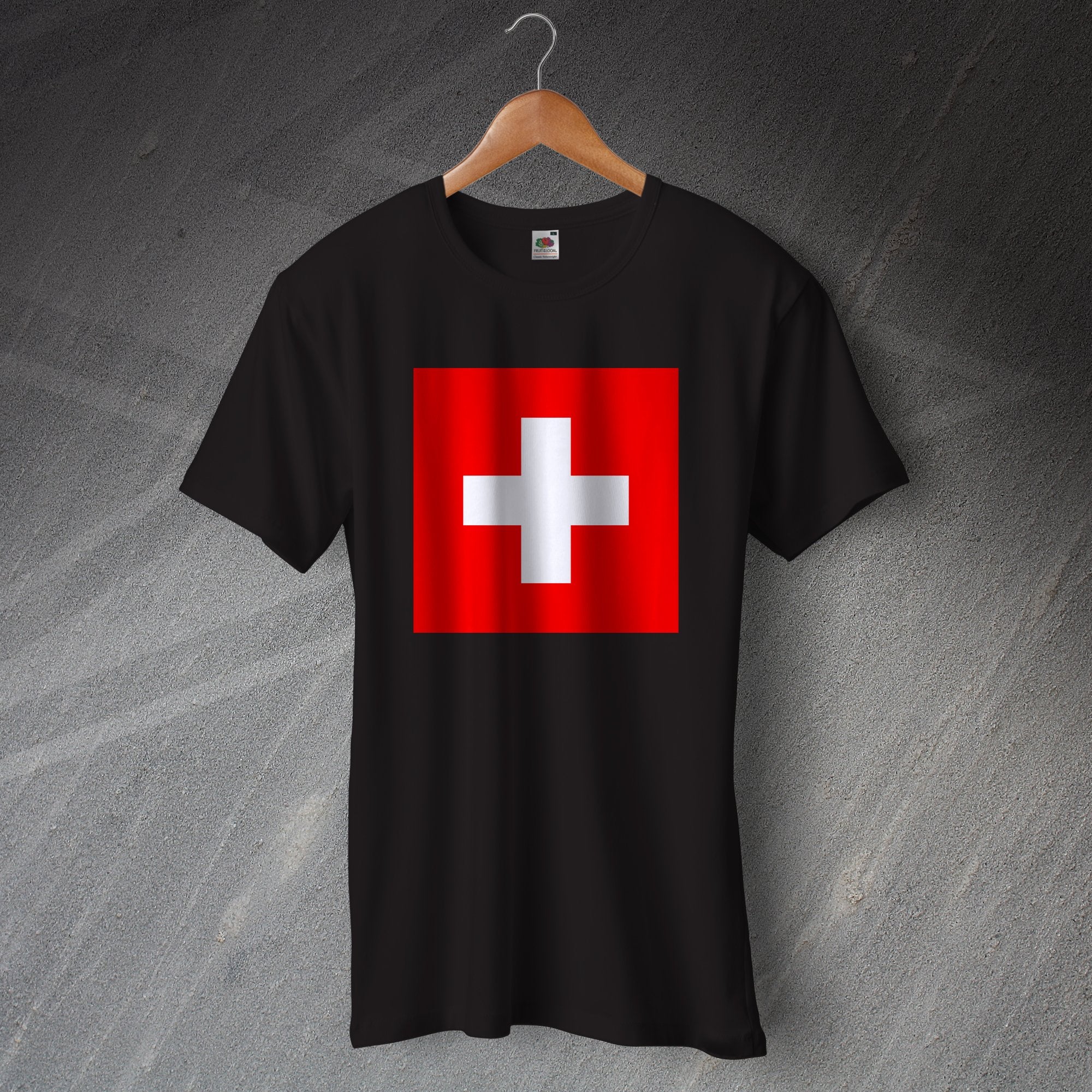 Flag of Switzerland T-Shirt | Exclusive Switzerland Clothing Sale –