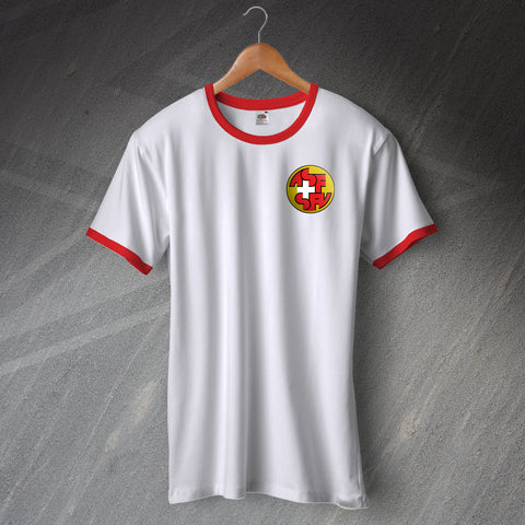 Retro Switzerland Football Shirt