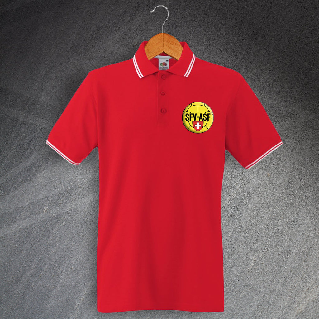 Switzerland Football Polo Shirt