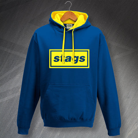 Personalised Contrast Hoodie with Any Team, Place, Name or Word