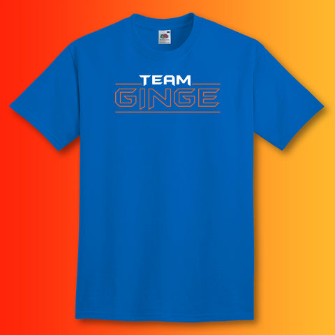 Team Ginge T-Shirt Royal Blue