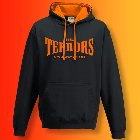 Terrors Contrast Hoodie with It's a Way of Life Design