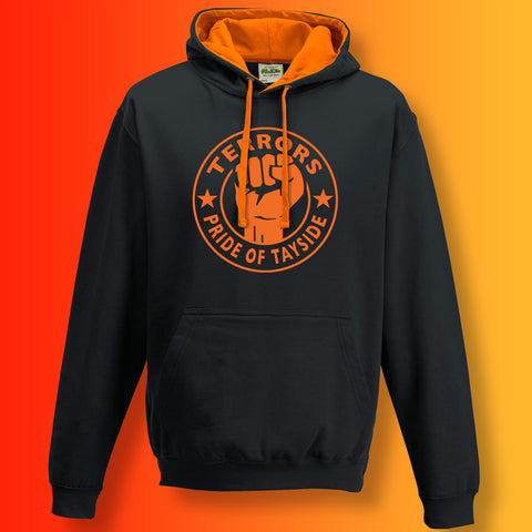 Terrors Contrast Hoodie with The Pride of Tayside Design