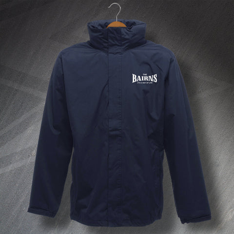 Falkirk Football Jacket Embroidered Waterproof The Bairns It's a Way of Life