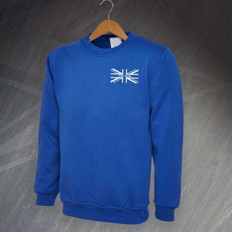 Bristol Rovers Football Sweatshirt Embroidered The Gas Union Jack