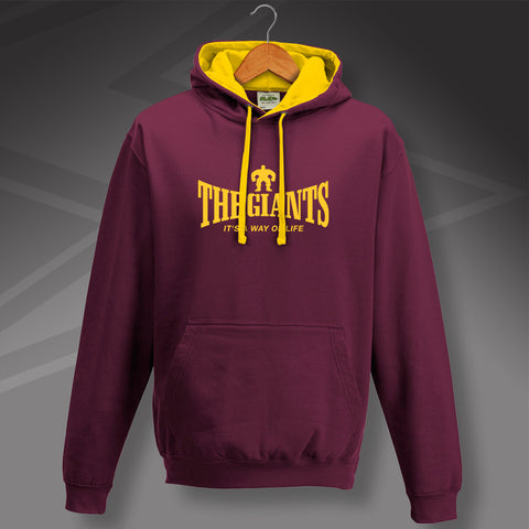 The Giants It's a Way of Life Contrast Hoodie
