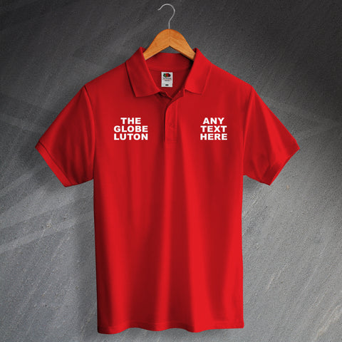 Personalised The Globe Luton Pub Polo Shirt
