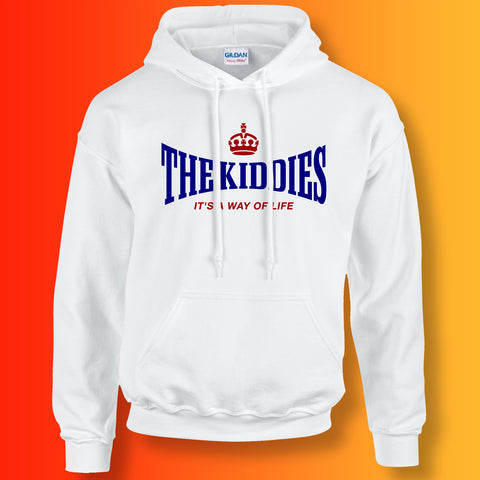 Kiddies Hoodie with It's a Way of Life Design White